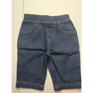 Garanimals Baby Boy Denim Jeans Dark Wash Elastic Waist Pants 0-3 Months Indigo